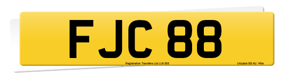 Registration number FJC 88